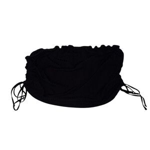 Rue21 Black Ruched Tube Top Size 4X